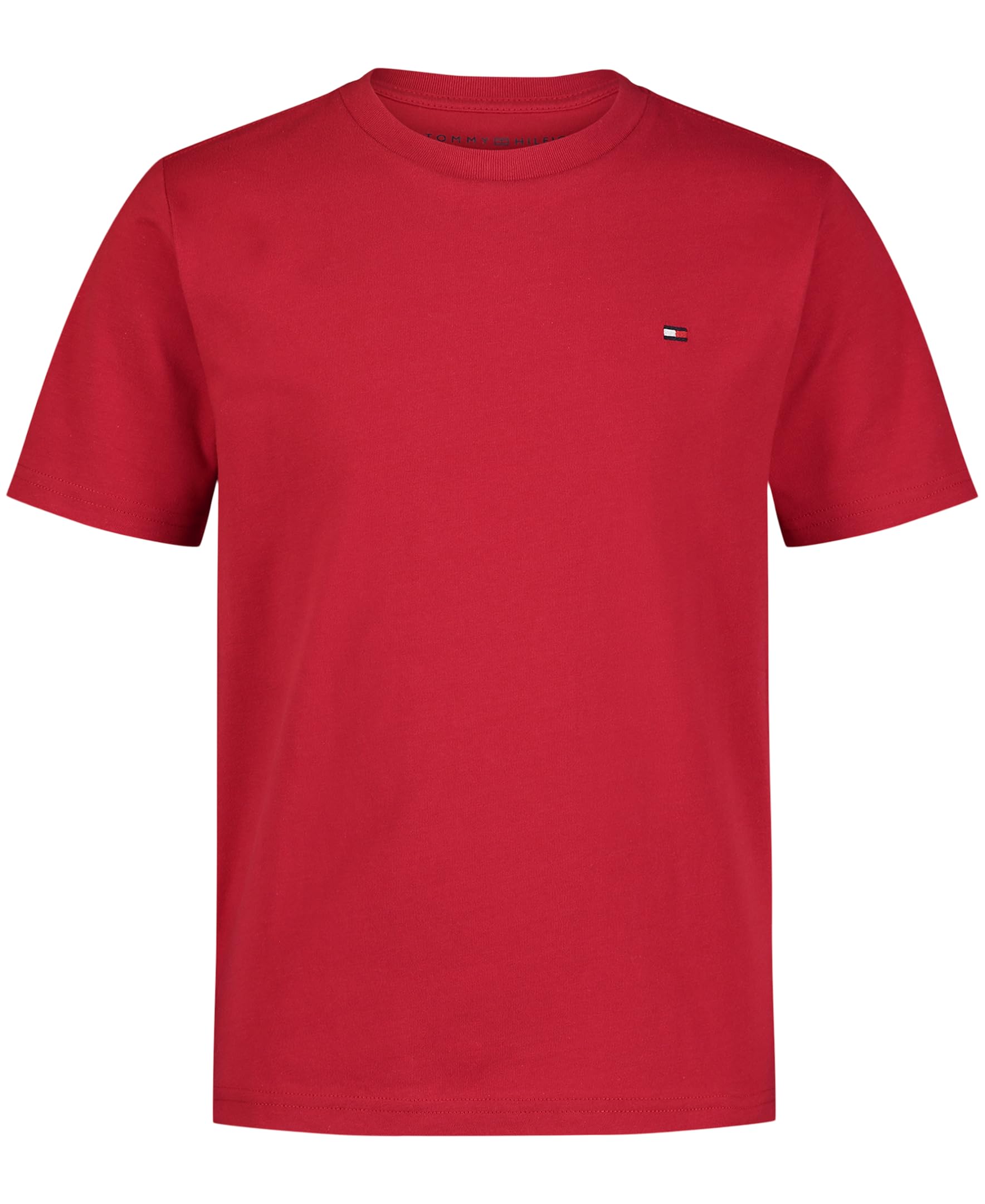 Tommy Hilfiger Boys' Short Sleeve Solid Crew Neck T-Shirt